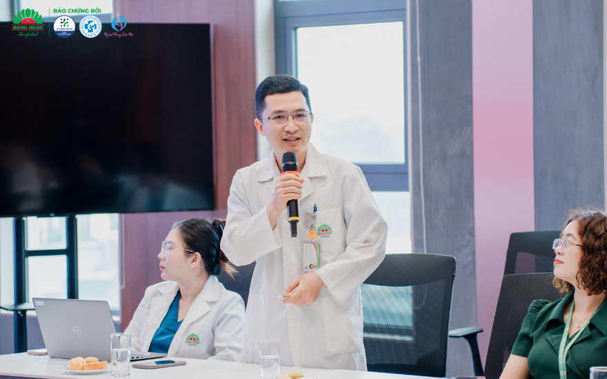 Dr. Vu Manh Dung, MD. MSc - Head of the Neonatology Department at Hong Ngoc Phuc Truong Minh General Hospital, shared insights on the implementation of the Satellite Human Milk Bank model.