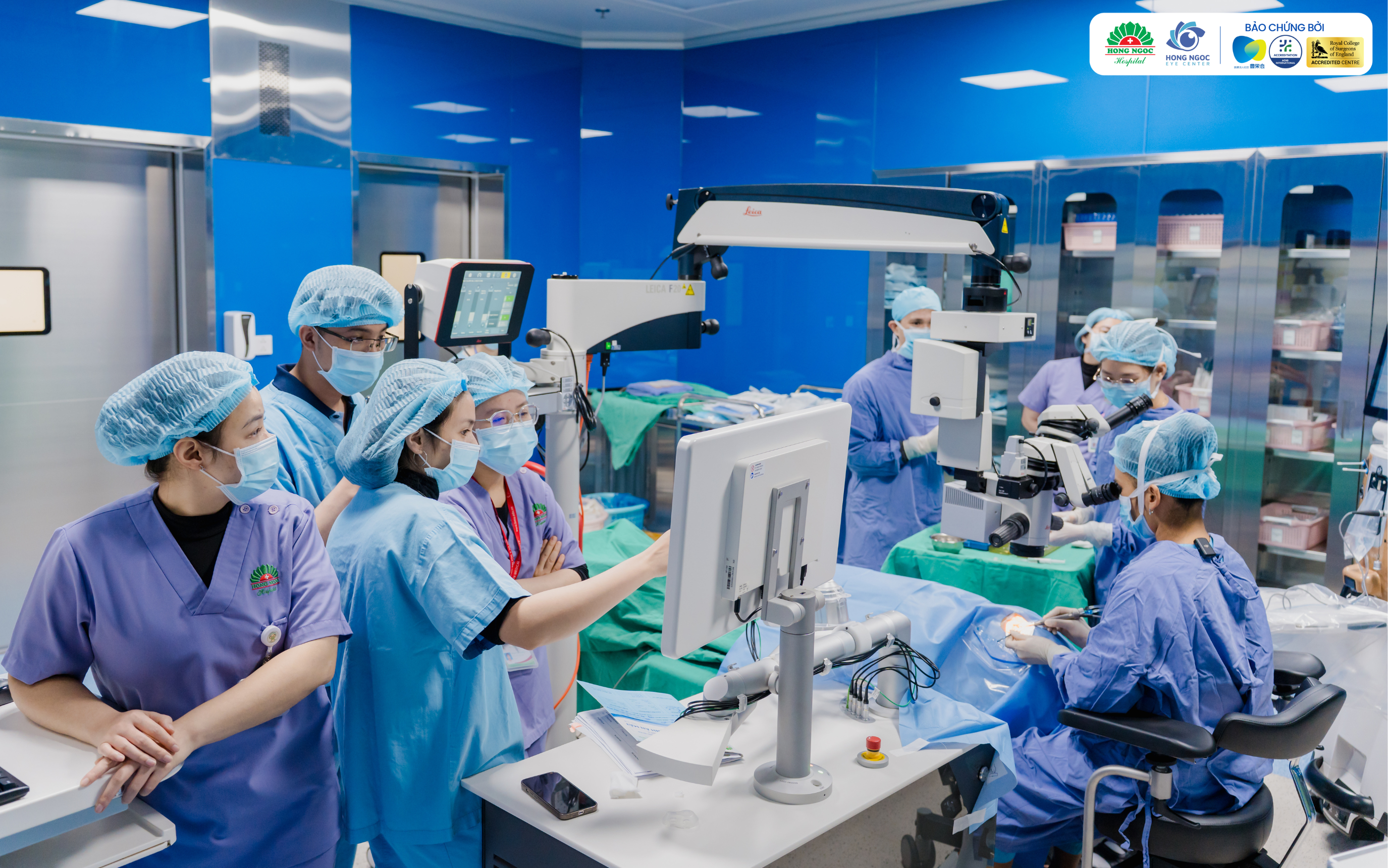 Advanced operating rooms designed to ensure strict sterility and surgical safety 