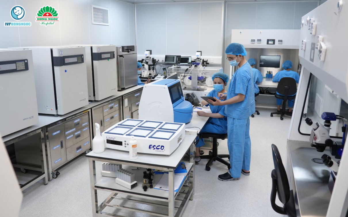 Hệ thống cơ sở vật chất, trang thiết bị tiên tiến tại IVF Hồng Ngọc