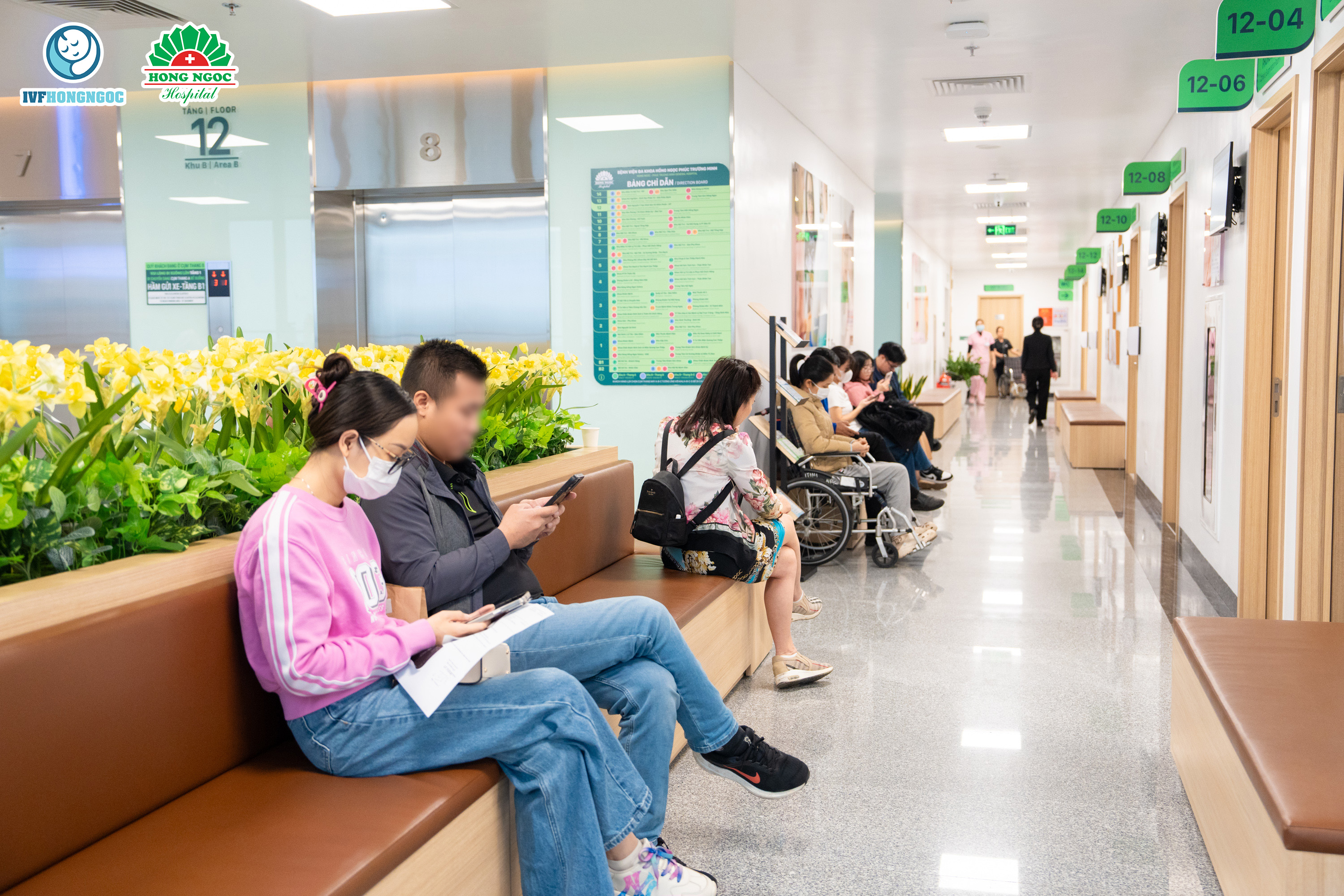 Không gian thăm khám & điều trị hiếm muộn tại viện