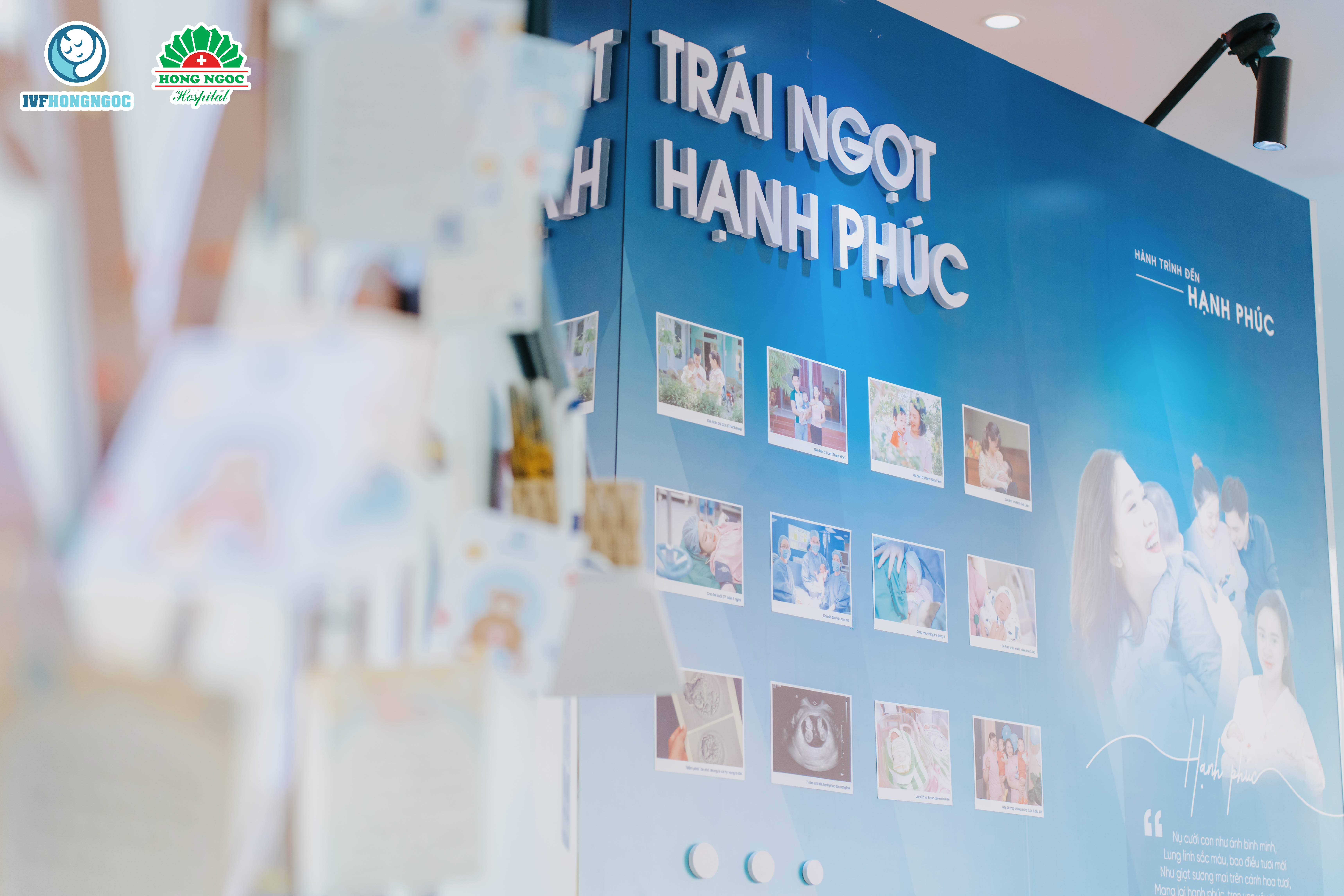 Khu vực trưng bày “Trái ngọt hạnh phúc”