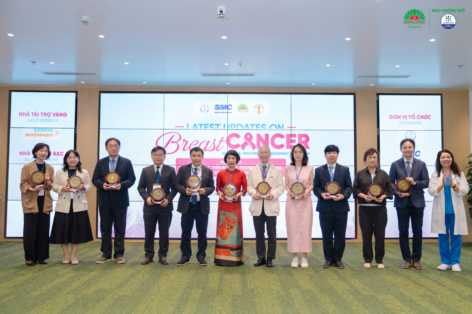 BVĐK Hồng Ngọc phối hợp cùng Trung tâm Y khoa Samsung (Samsung Medical Center - SMC) tổ chức hội thảo chuyên sâu về điều trị ung thư vú