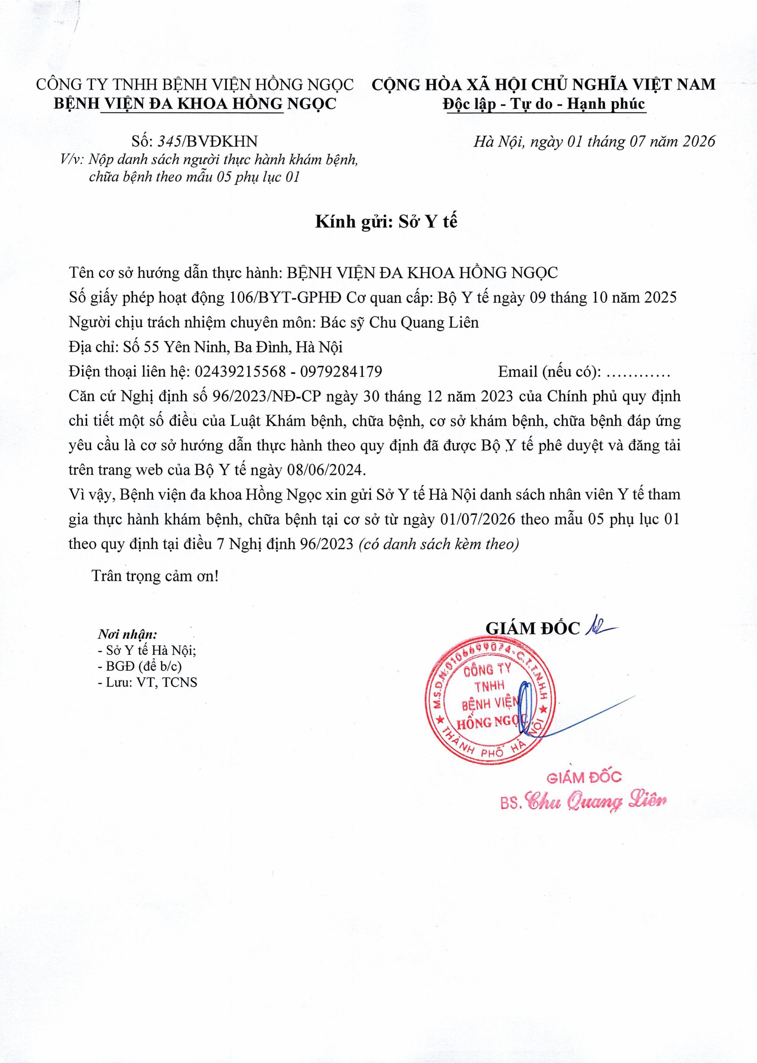 QĐ DS Người đăng Kí Thực Hành T7.2026 Hình ảnh 0
