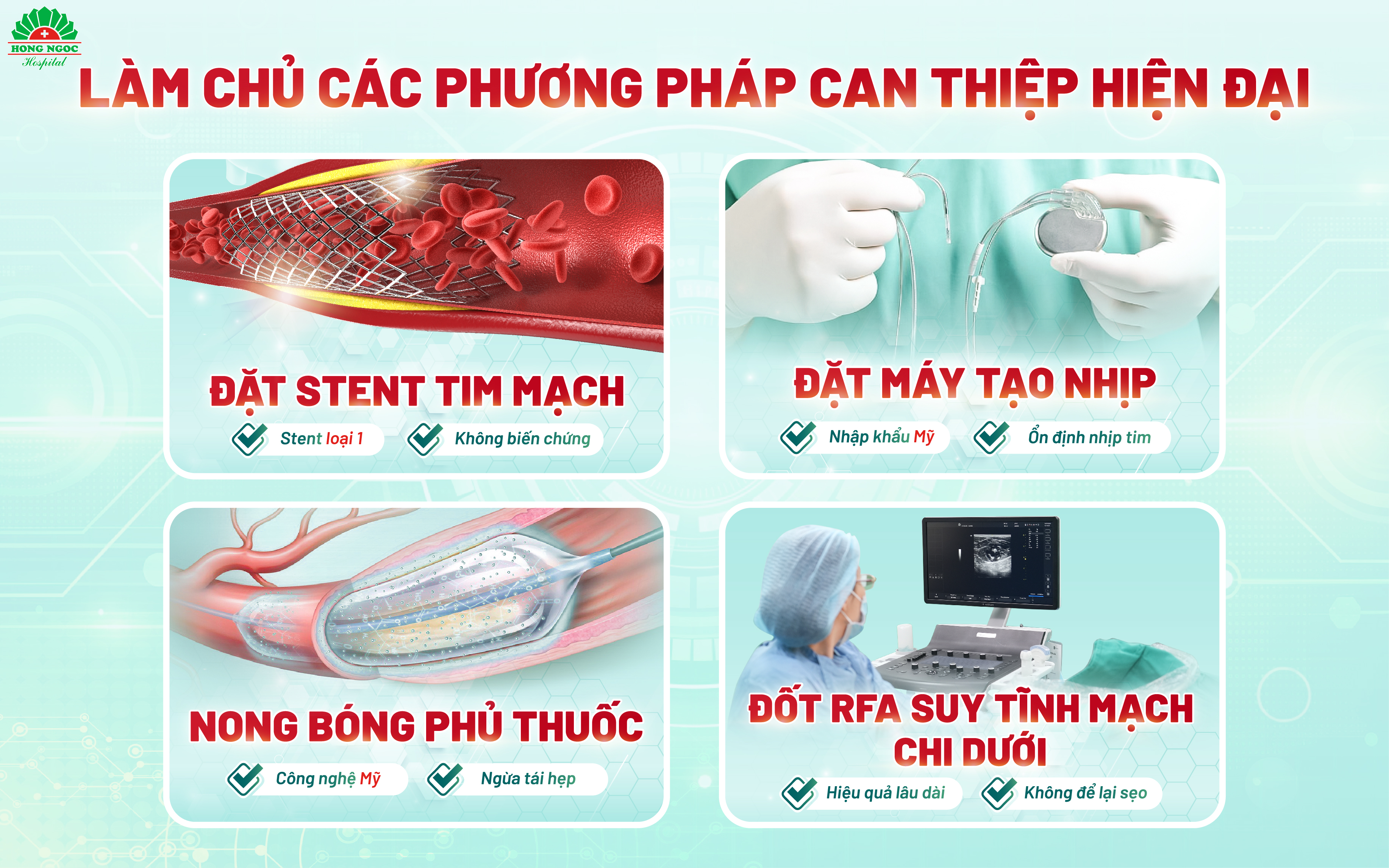 TRUNG TÂM CAN THIỆP TIM MẠCH CÔNG NGHỆ CAO HỒNG NGỌC 05 2