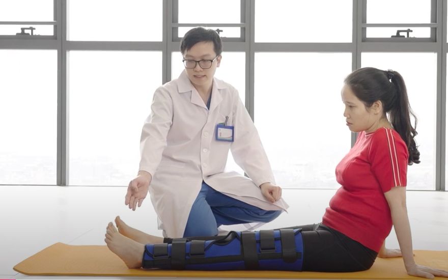 bài tập tại nhà cho bệnh nhân phẫu thuật dây chằng khớp gối