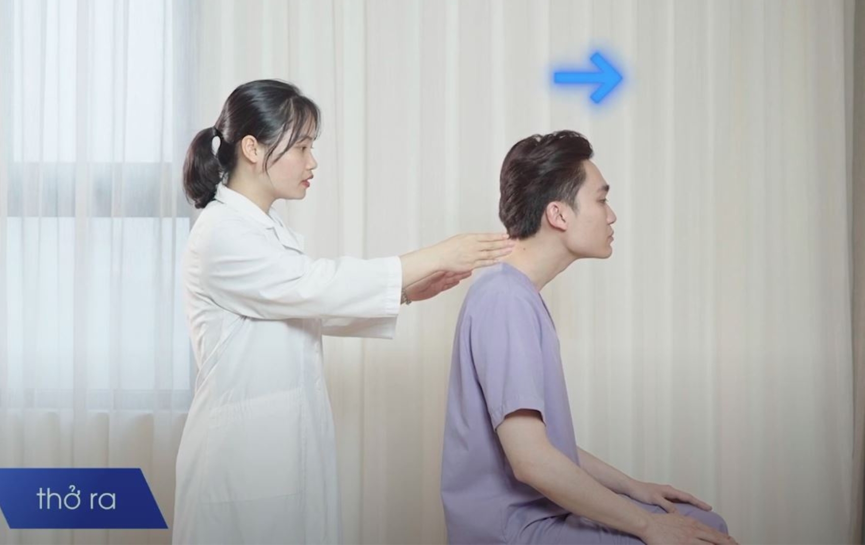 giảm đau cổ vai gáy cho dân văn phòng