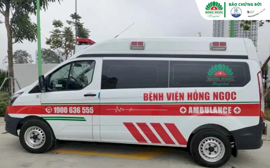 Hotline Cấp cứu BVĐK Hồng Ngọc 1900 636 555, hoạt động 24/7 