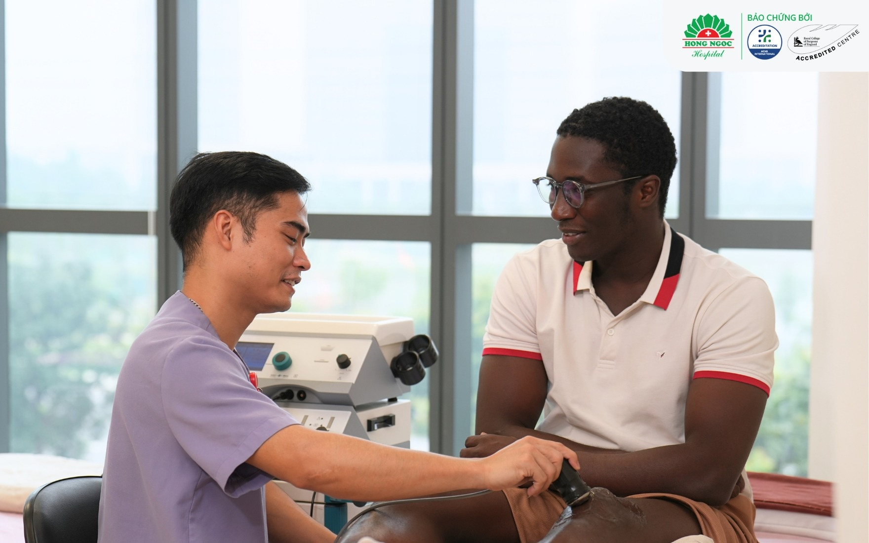Hong Ngoc General Hospital accompanies international patients on their journey toward health recovery 