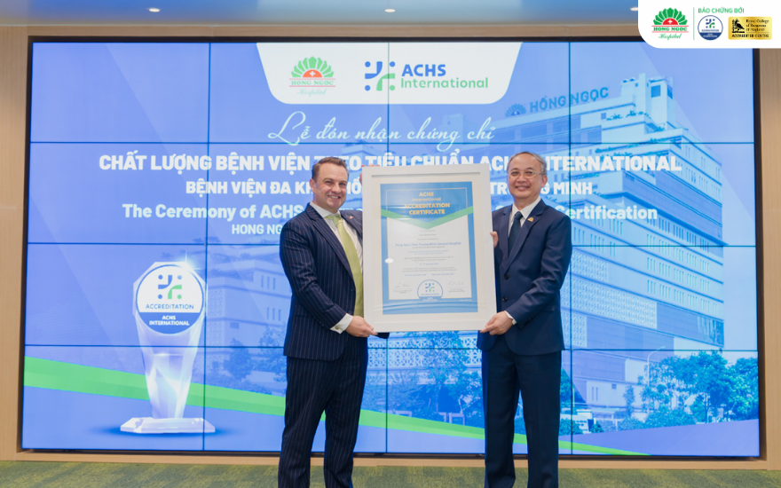 Hong Ngoc General Hospital receives healthcare standards certification from ACHS