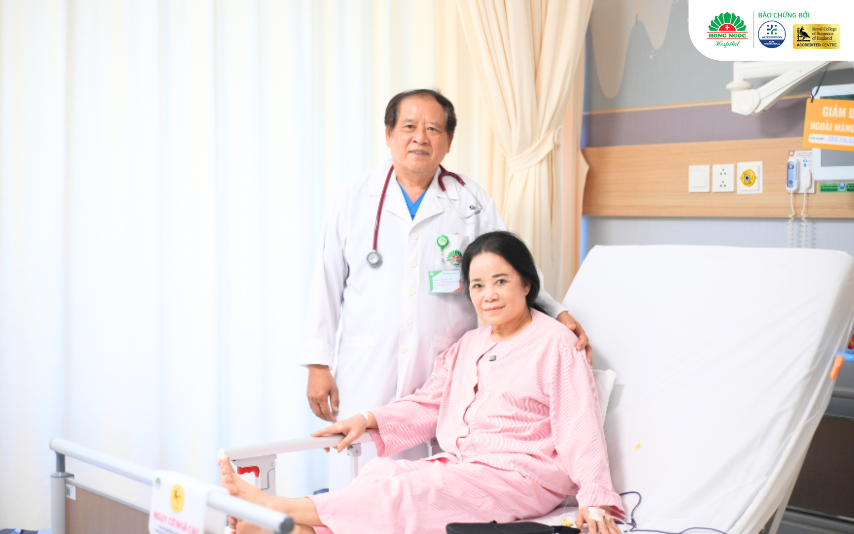Bệnh nhân được theo dõi sát sao sau phẫu thuật