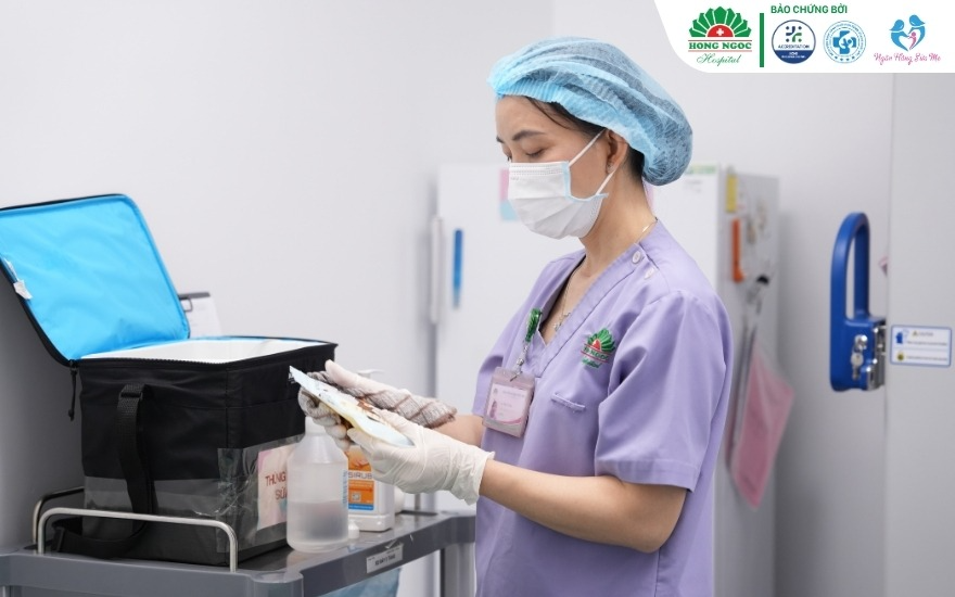 Sữa mẹ hiến tặng được kiểm tra, xử lý và thanh trùng