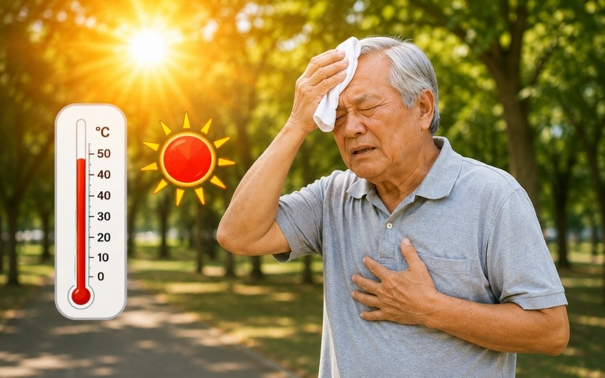 Người cao tuổi là đối tượng dễ bị sốc nhiệt
