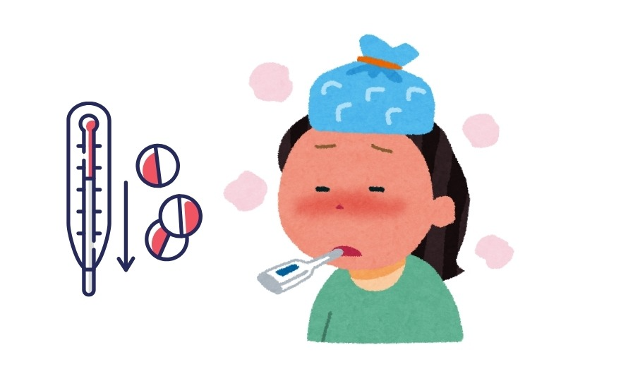 Chườm mát lúc hạ sốt hiệu quả