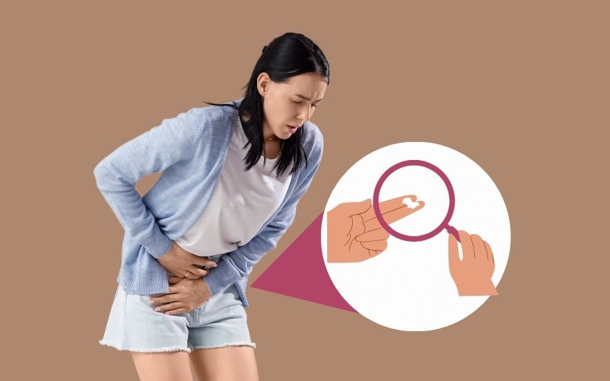 vùng kín ngứa và có dịch trắng