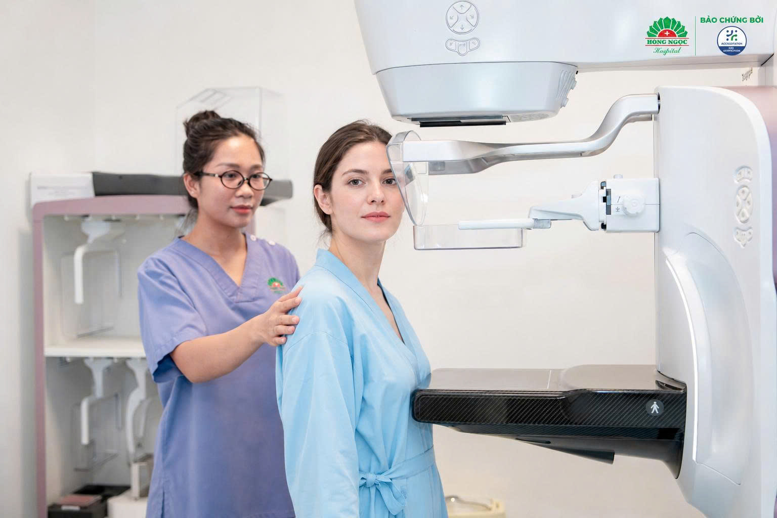 Chẩn đoán bệnh tuyến vú chính xác với Mammography tích hợp AI.