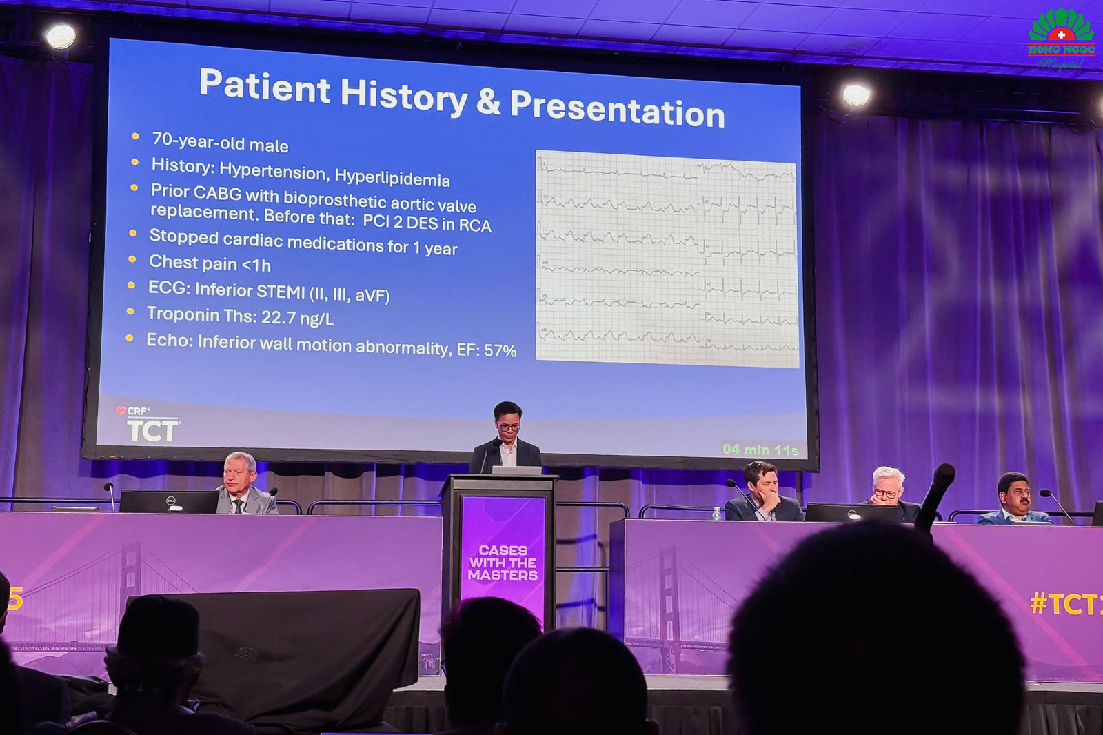 Dr. Nguyen Van Hai, MSc presenting at the TCT conference in San Francisco United States