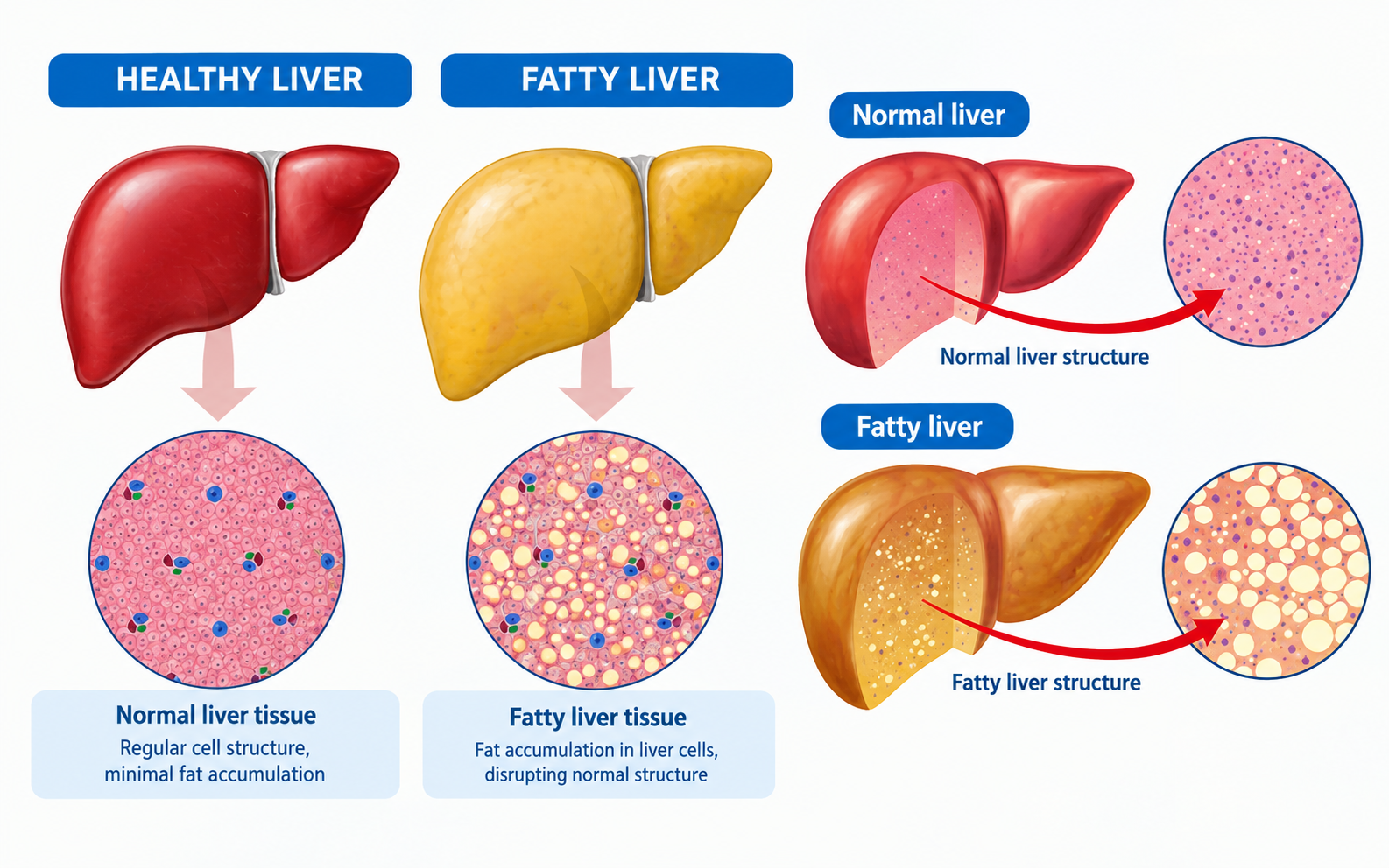 Insulin resistance increases hepatic lipid synthesis and disrupts glucose metabolism.