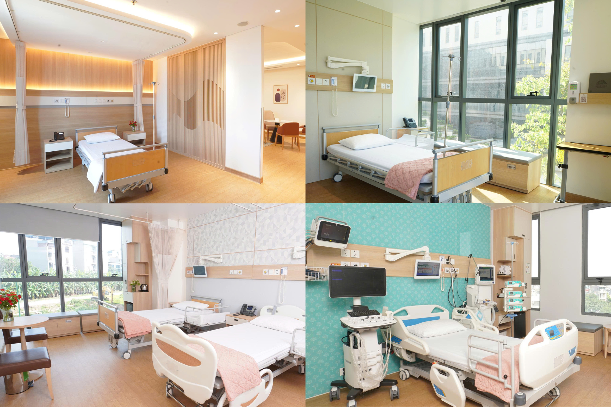 Private and comfortable inpatient facilities designed for mothers and their family members.