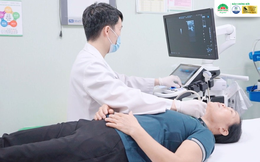 Siêu âm là một trong những phương pháp để xác định giai đoạn tuyến giáp