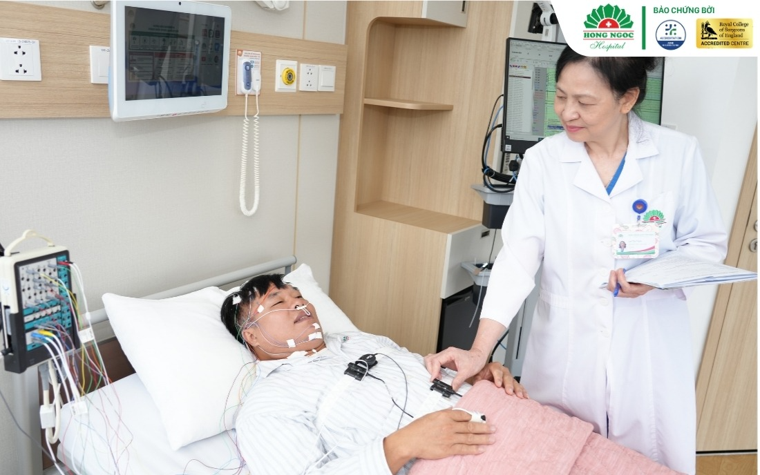 Đo đa ký giấc ngủ tại BVĐK Hồng Ngọc