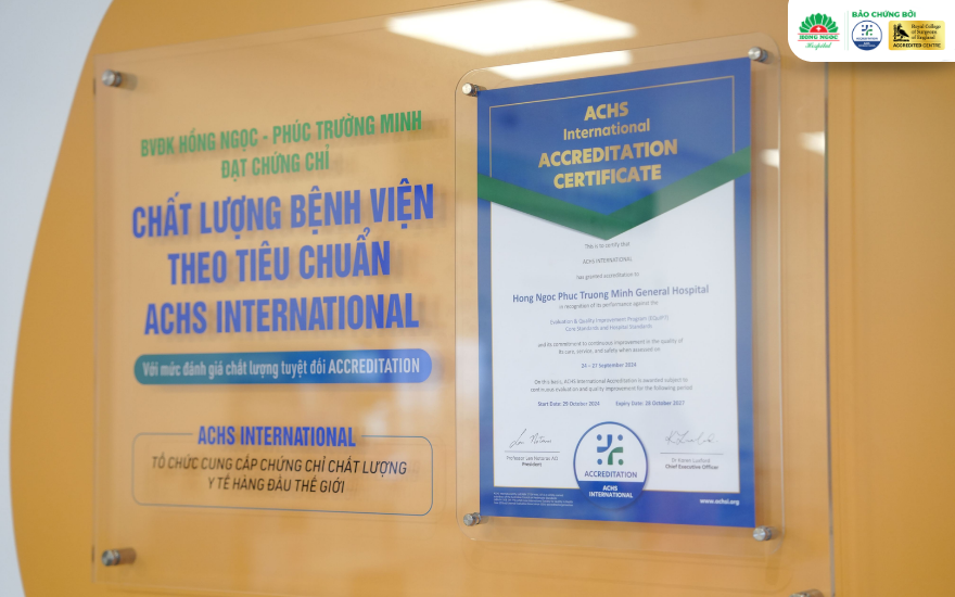 红玉综合医院得澳大利亚医疗服务标准委员会国际认证 ACHSI (Australian Council on Healthcare Standards International)