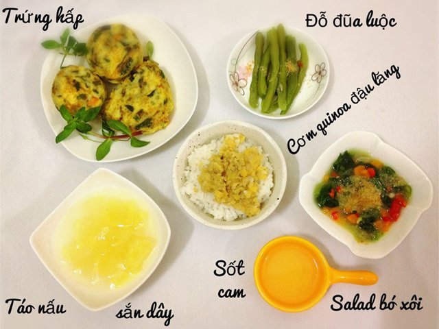 Khẩu phần ăn cho trẻ 