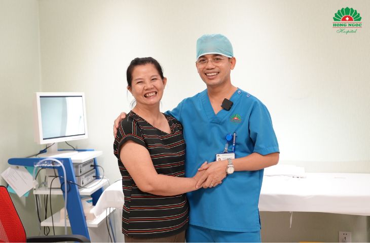Bệnh nhân sau điều trị rối loạn thính lực