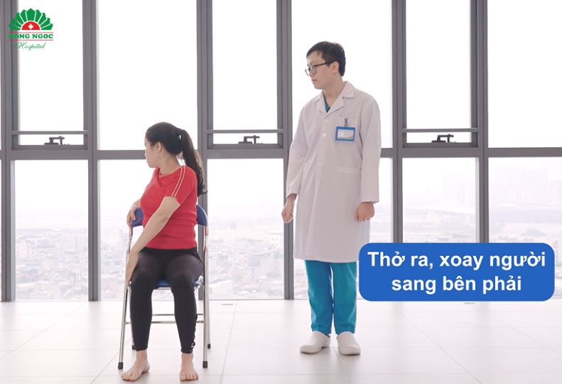 3 bài tập giảm đau lưng với ghế